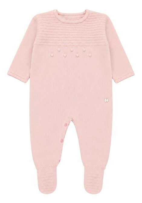 Tutina neonata rosa in cotone e cashmere PAZ RODRIGUEZ | 00532645/ANROSA